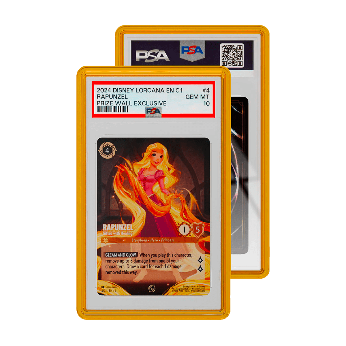 GRADEDGUARD JEWEL CASE AMBER (PSA)
