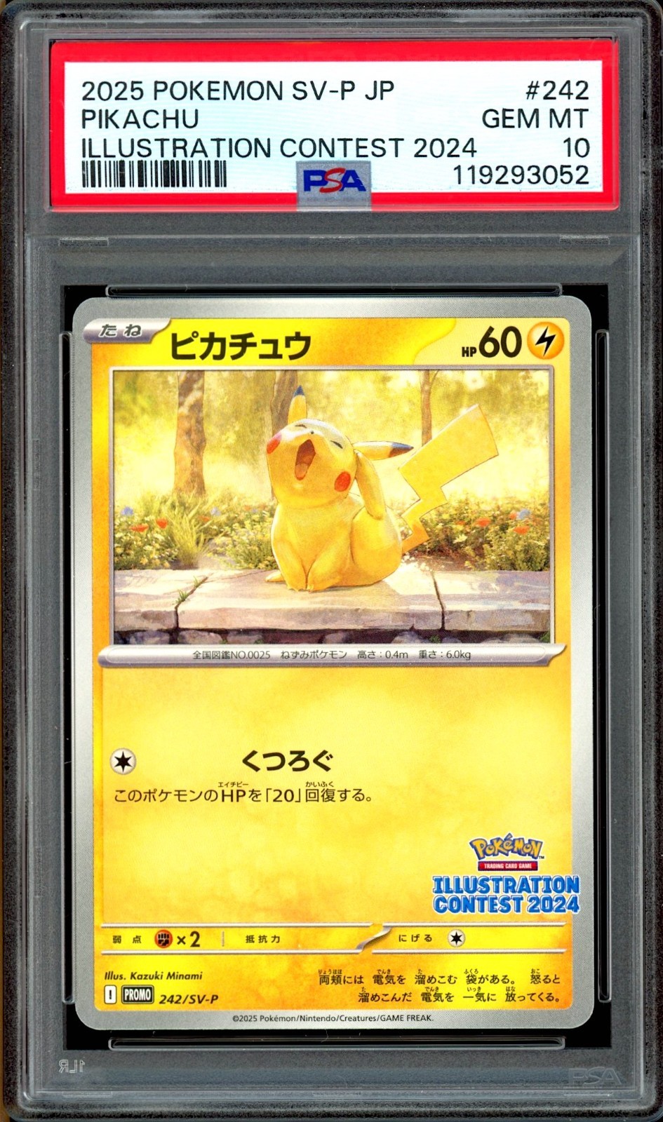 Pikachu 020/M-P McDonald's Promo 2025 Pokemon Card Japanese - KAITO